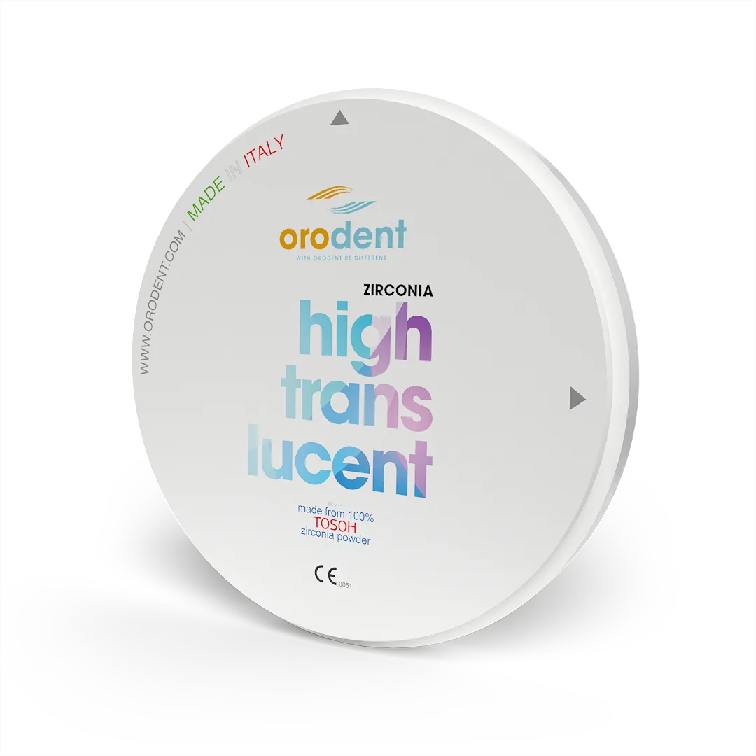 High translucent verticale Zirconia Orodent High translucent